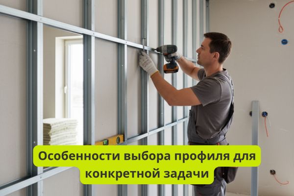 Особенности выбора профиля для конкретной задачи фото